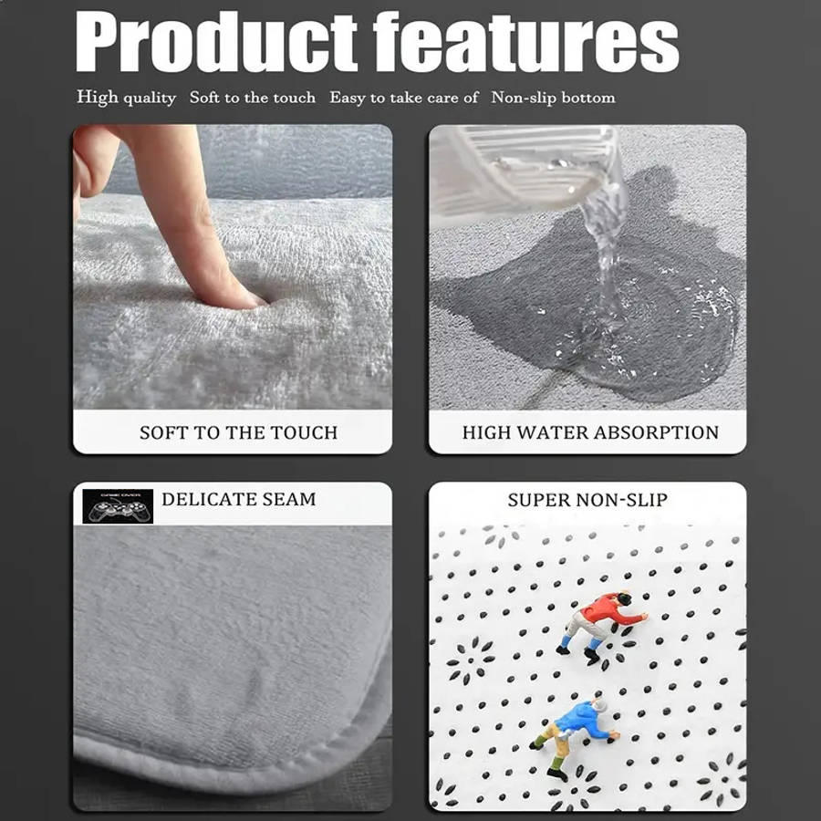 1Pc 40x60cm Floor Mat