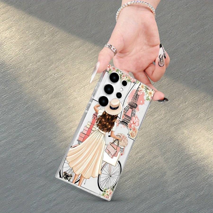 1pc Transparent For Samsung Samsung Galaxy S23 Phone Cases