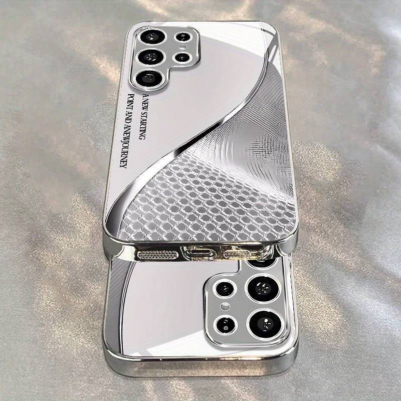 1pc  silvery  For Samsung Galaxy S25 Edge Phone Cases