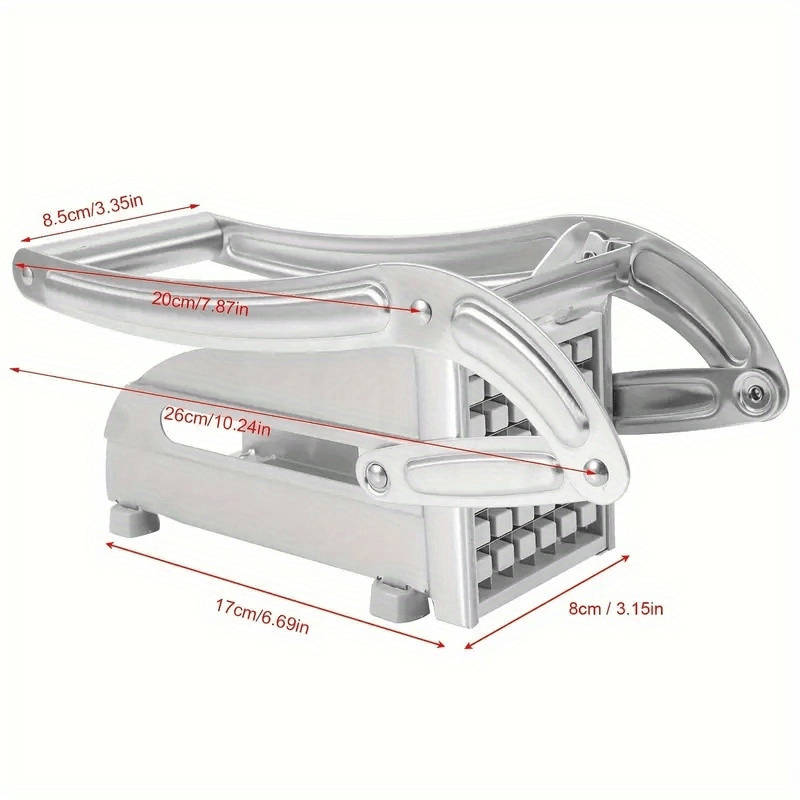 1pc Stainless Steel Fruit Knife Vegetable Knife French Fry Knife Potato Slicer Vegetable Choppe
