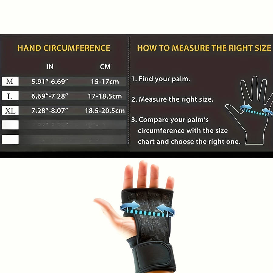 1 Pair Black Size M Outdoor Sports Gloves