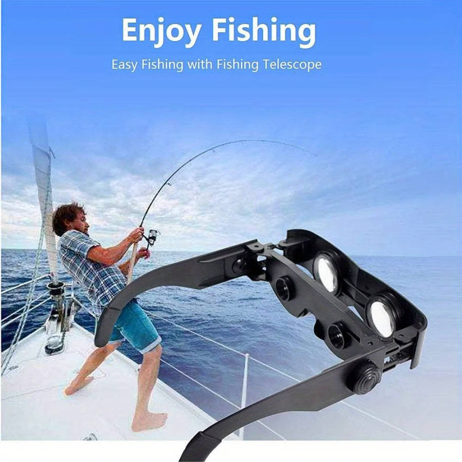 1Pc Professional Hands Free Binocular Glasses 6X Magnification 2 Objective Lens