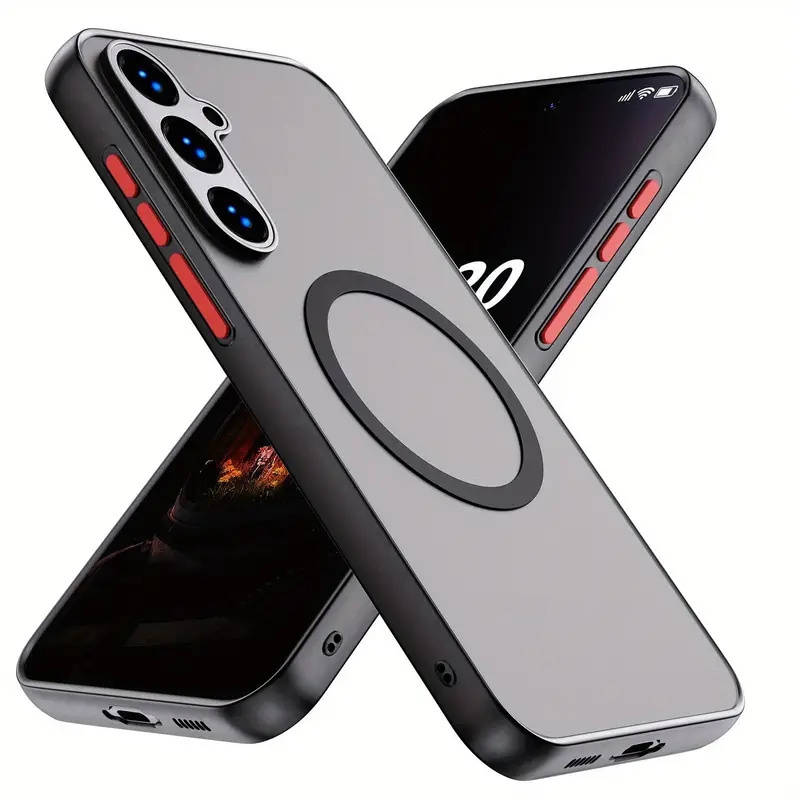 1pc Black For Samsung Galaxy S25 Plus Phone Cases