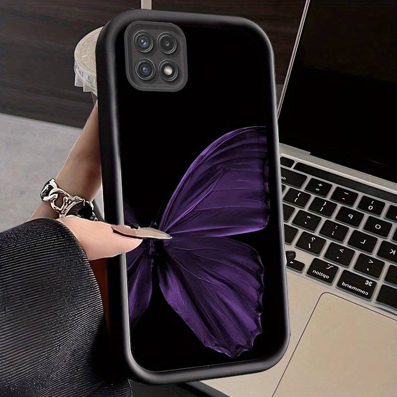 1pc Black For Samsung Galaxy A04 Phone Cases
