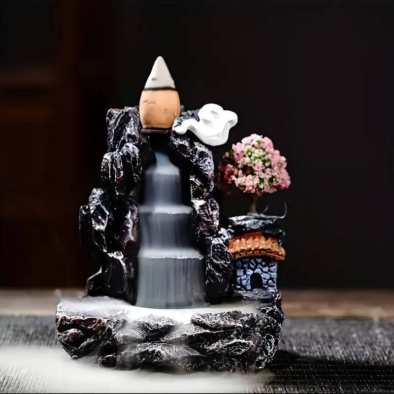 1 Piece Of Elegant Handmade Resin Incense Burner
