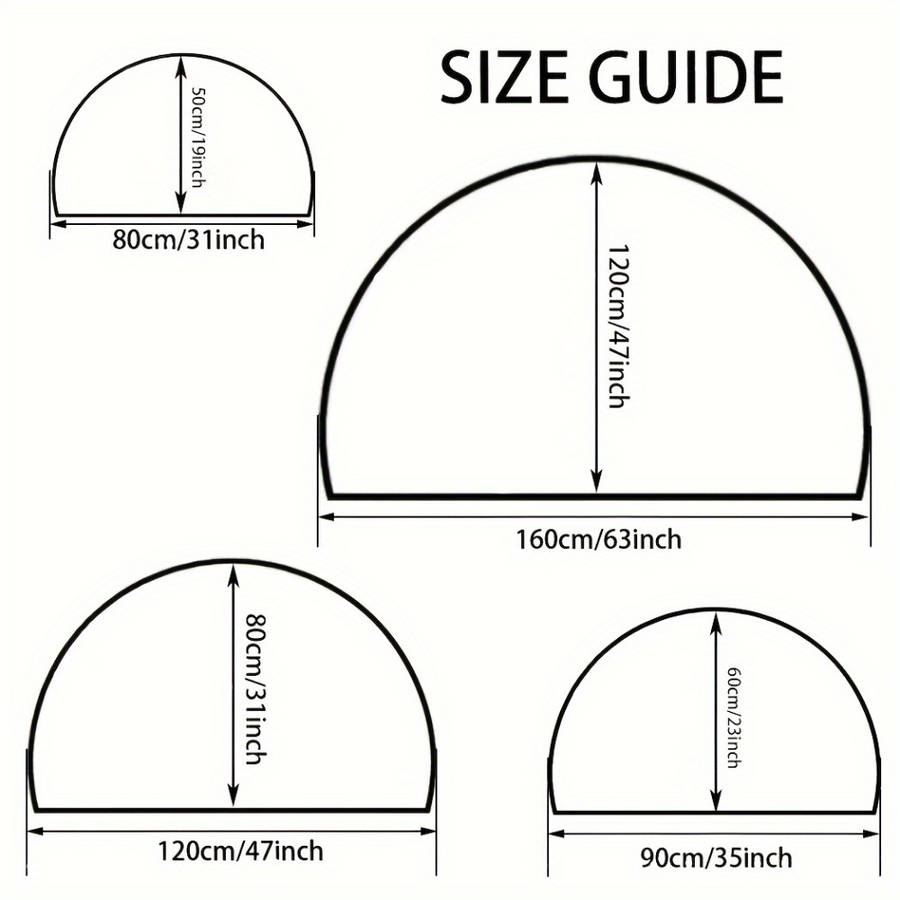 1Pc 50x80cm Floor Mat