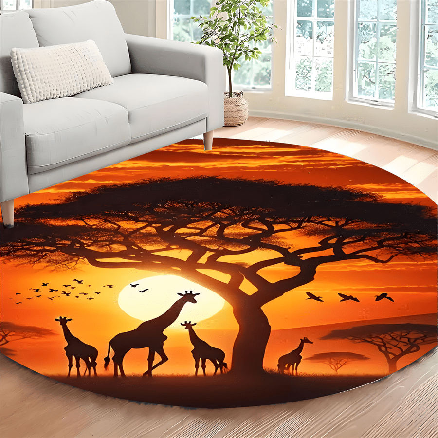 1Pc 39.4x39.4inch 100x100cm Floor Mat