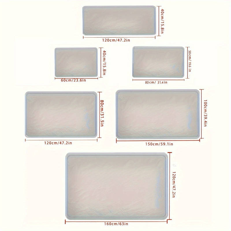 1Pc 15.75x23.62inch 40x60cm Floor Mat