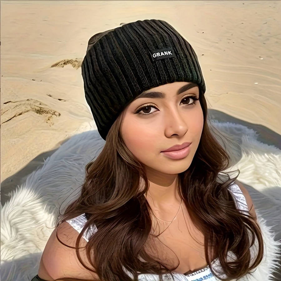 Cozy Cotton Knit Beanie Hat