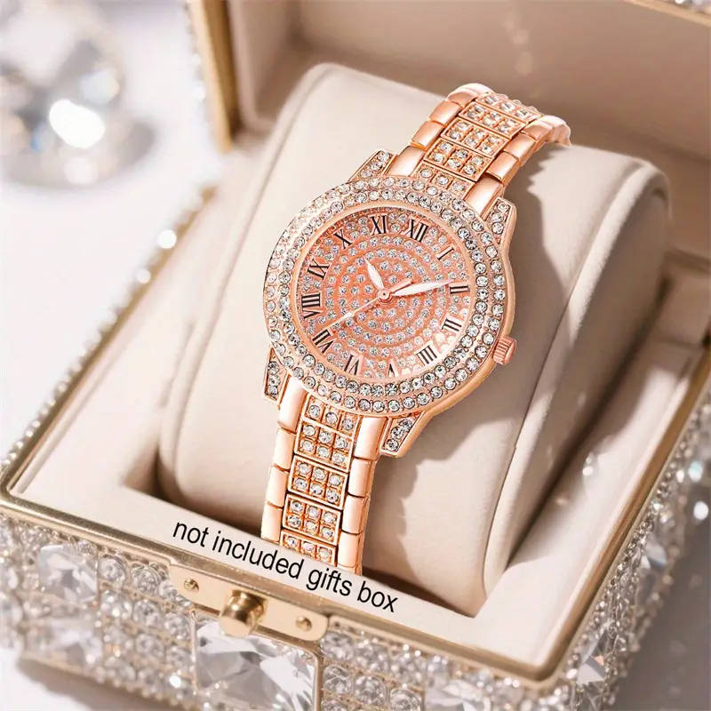1 x Luxury Starry Night Women's Roman Numeral Watch