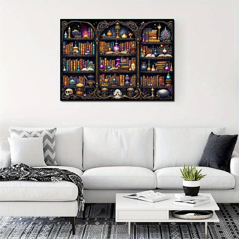 1000pcs Magic Bookshelf Jigsaw Puzzle Large Challenging DIY Puzzle for Adults Fa