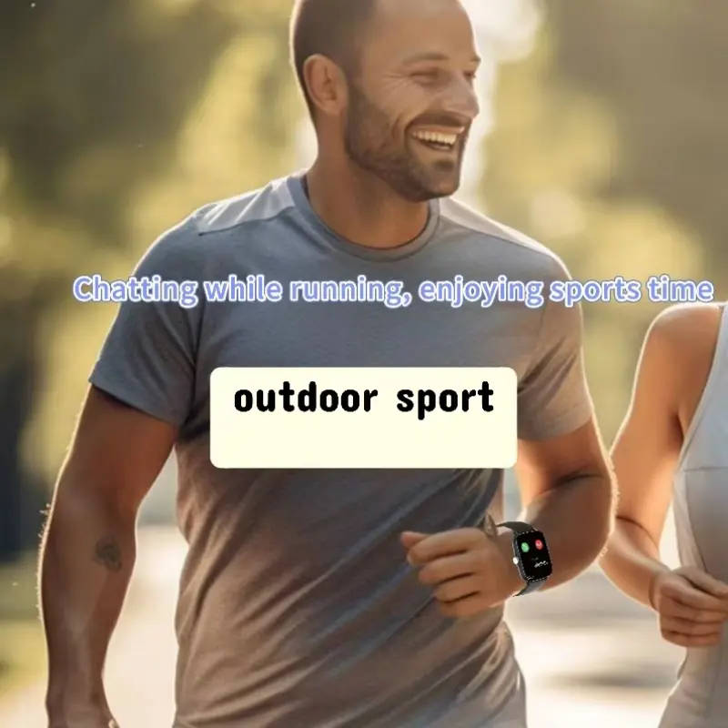 1pc Universal Smartwatch for Men and Women with Wireless Calling and Messaging Pedometer Fitness
