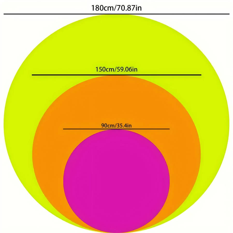 1ps Blanket Size   Diameter 85Cm