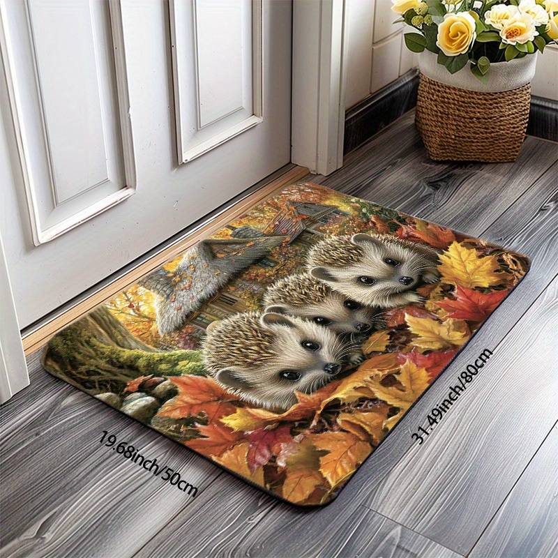 1Pc Yellow 23.62x35.43inch 60x90cm Floor Mat