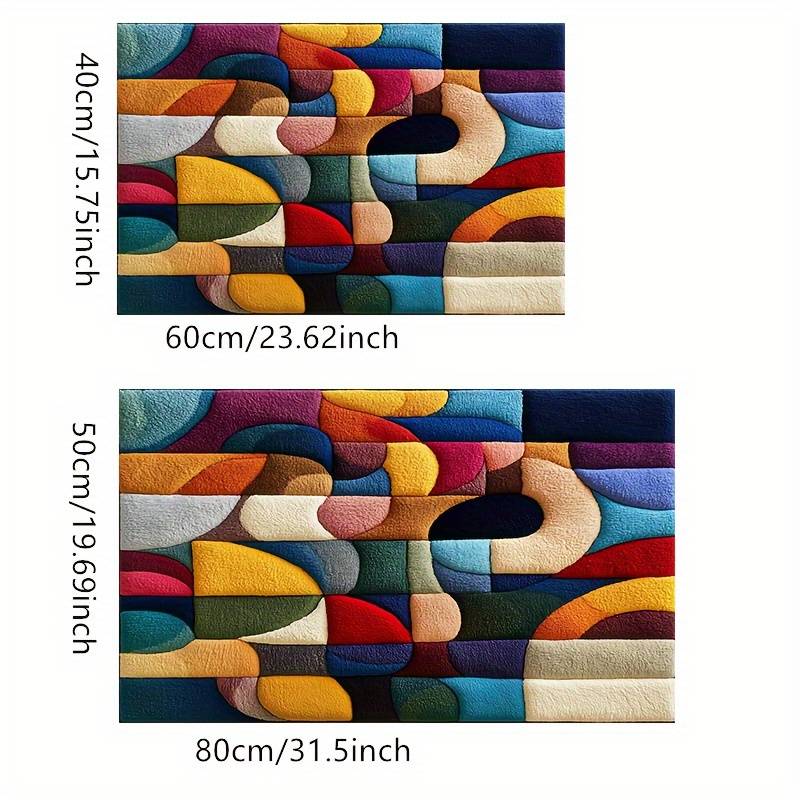 1Pc 40x60cm 15.75x23.62inch Floor Mat