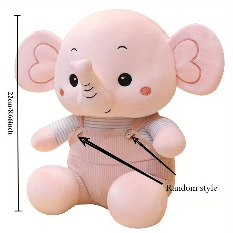 Brand New And Very Cute Elephant Plush Toy Pink