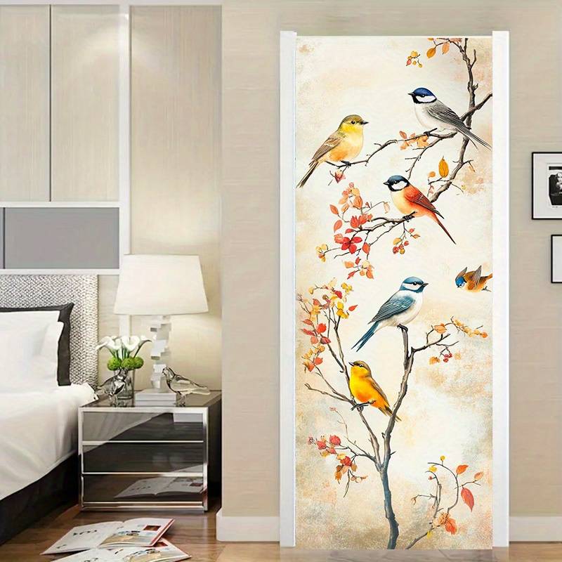 1Pc 77x200cm Door Window Sticker