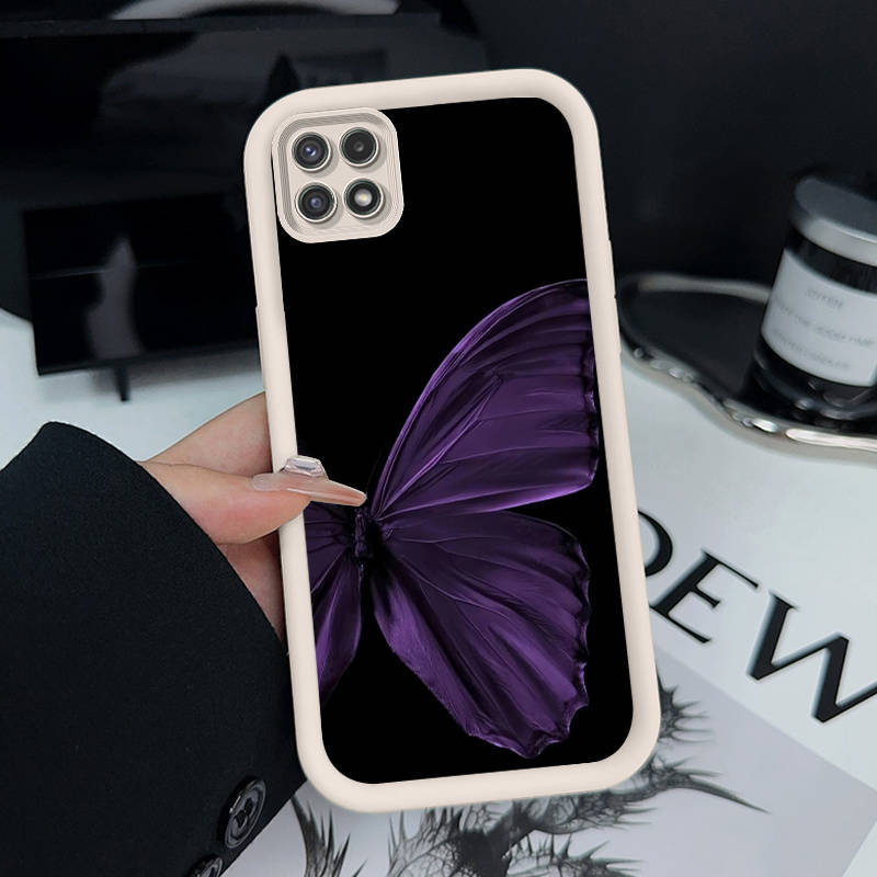 1pc Black For Samsung Galaxy A04 Phone Cases