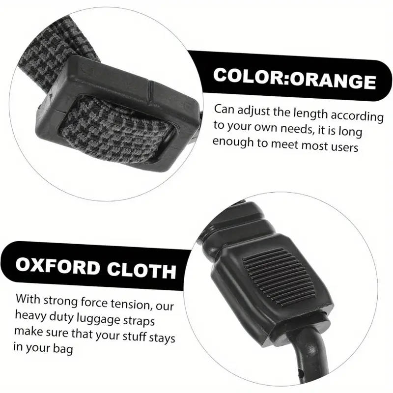 5 Pieces Of Heavy-Duty Bungee Cords