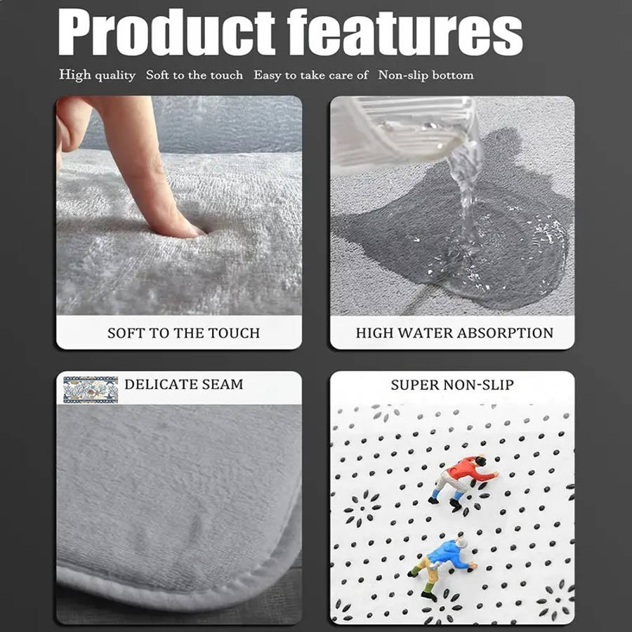 1Pc 50x80cm Floor Mat