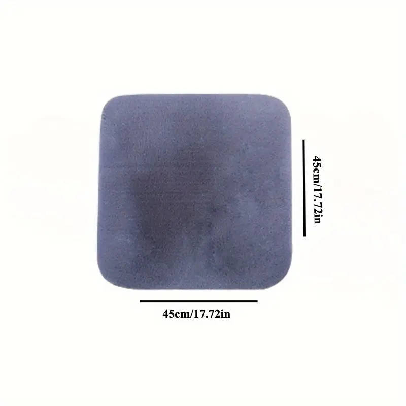 1pc Luxury Plush Imitation Rabbit Fur Car Seat Cushion