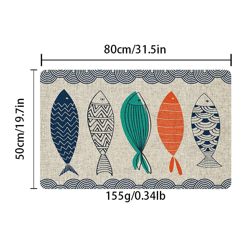 1Pc 50x80cm 19.68x31.49inch Floor Mat