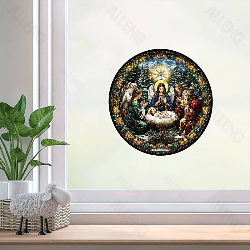 3pcs  Jesus Christian Themed Stickers