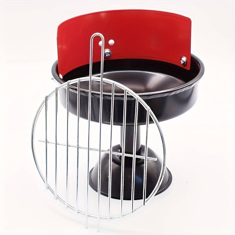 1pc A Creative Barbecue Grill-Shaped Ashtray Suitable for Home Office And Outdoor Use.