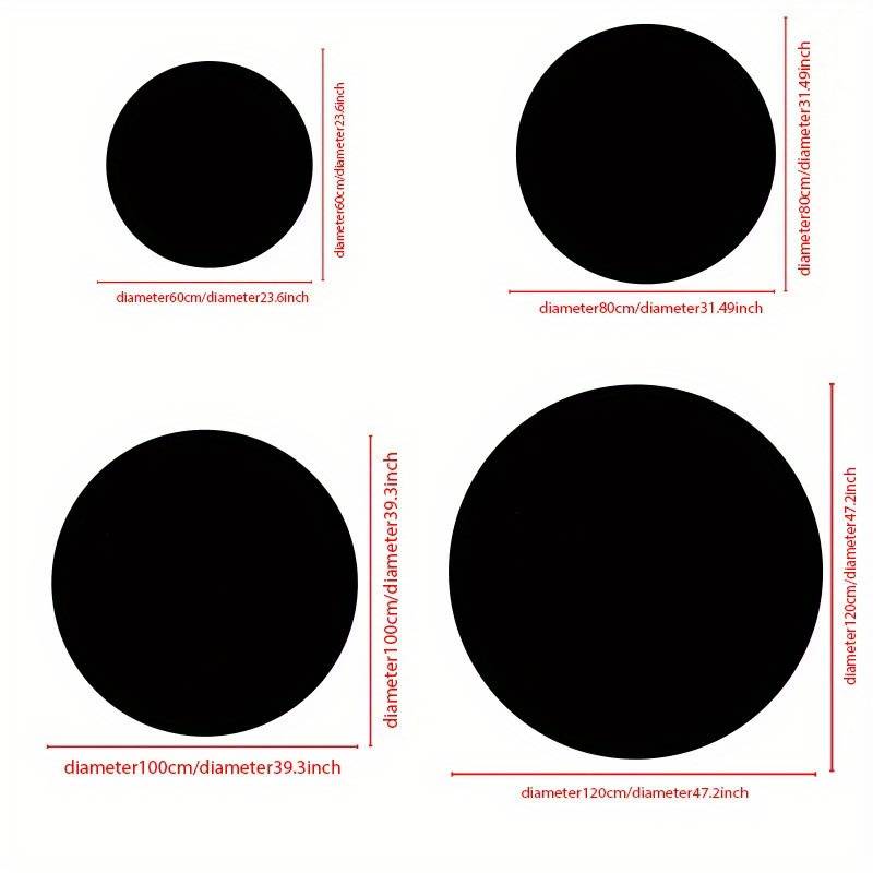 1Pc Diameter 60cm 23.6inch Floor Mat