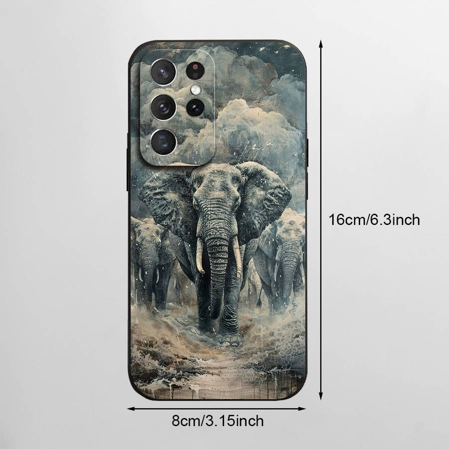 1pc Black For Samsung Galaxy A55 5G Phone Cases