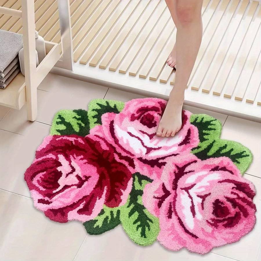 1Pc Pink 60x80cm Floor Mat