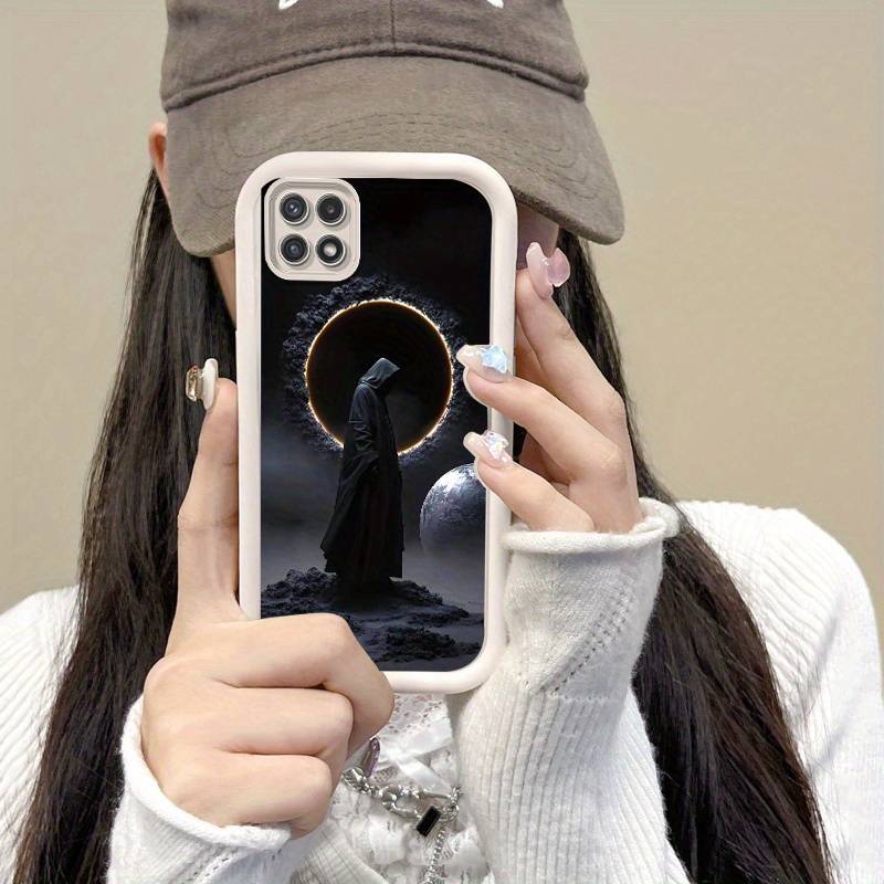 1pc Black For Samsung Galaxy A21s Phone Cases