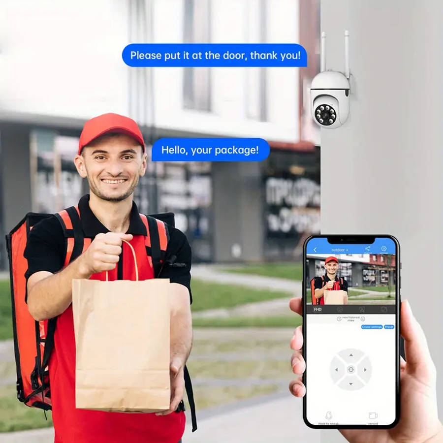 Webcam With Two-Way Audio And Alarm