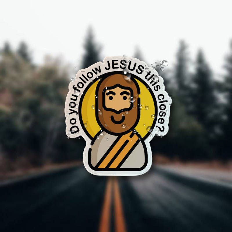 1pc Jesus Christian Themed Stickers