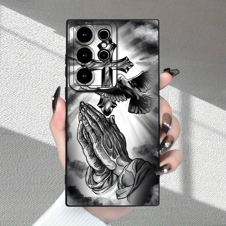 1pc Black For Samsung Galaxy A52 Phone Cases