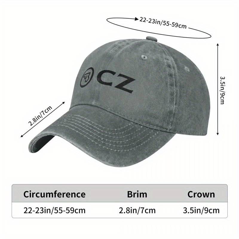 Vintage Ceska Zbrojovka Cz Firearms Baseball Cap Unstructured Cotton Hat With Adjustable Buckl