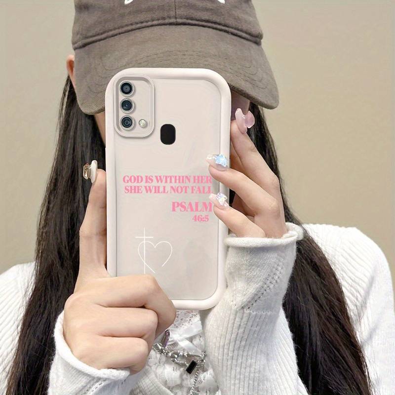 1pc Black For Samsung Galaxy F04 Phone Cases