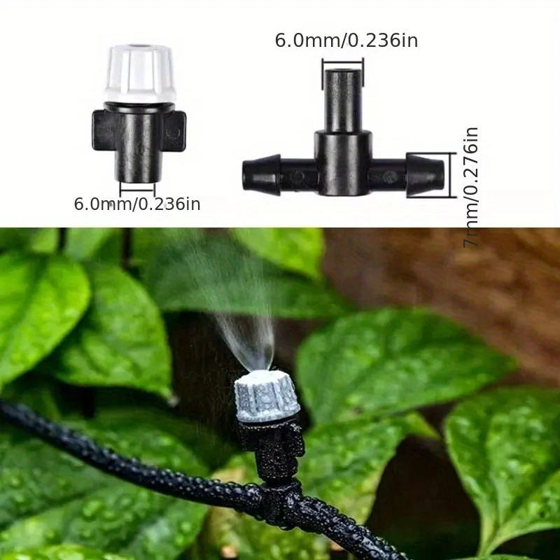 10Meter Durable Plastic Garden Irrigation System With 10 Adjustable Sprinklers Perfect For Lawn
