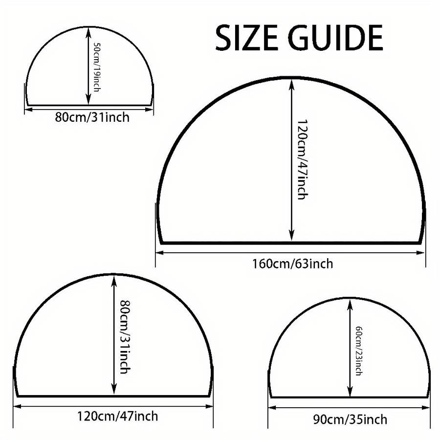 1Pc 40.64x60.96cm Floor Mat