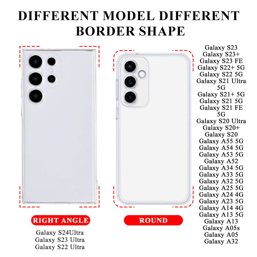 1pc Transparent For Samsung Galaxy A23 Phone Cases