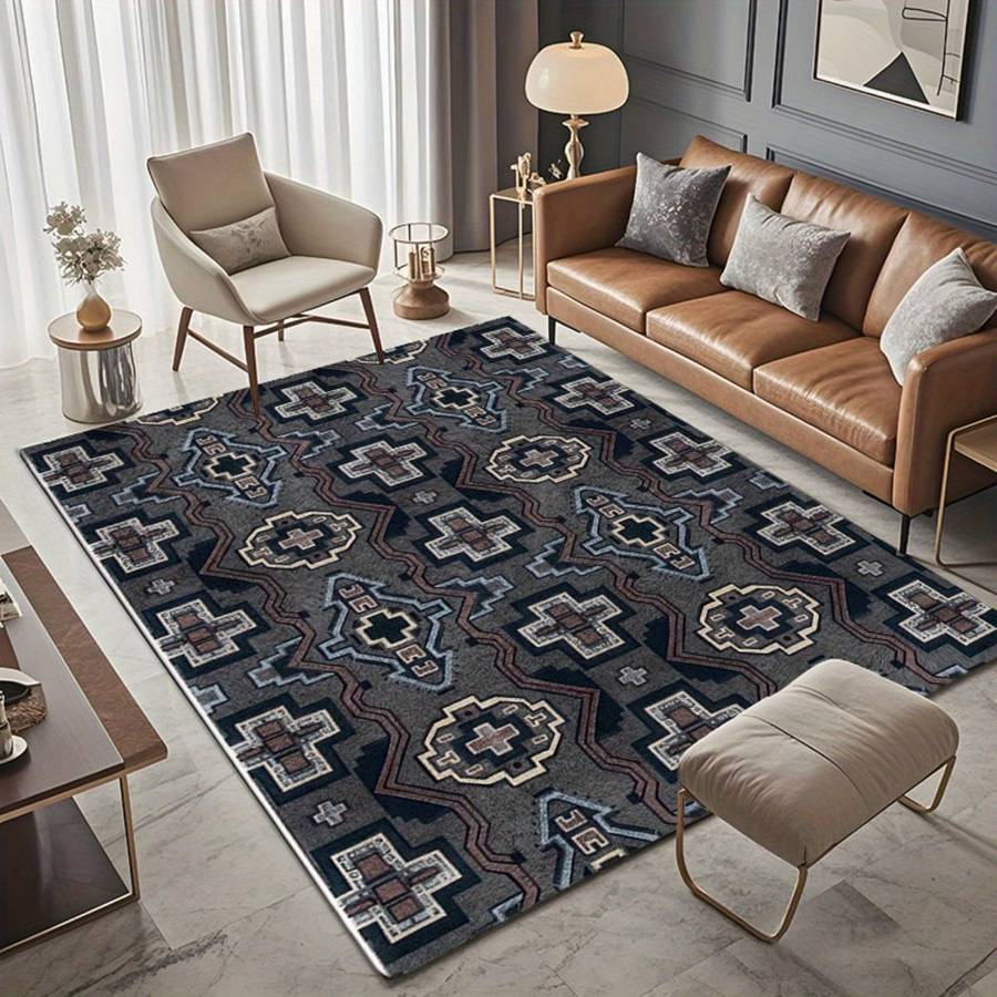 1Pc 78.8x62.9inch 200x160cm Floor Mat