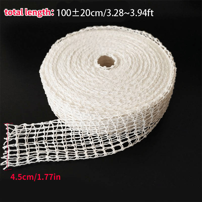 1pc Multi-Layer Elastic Meat Mesh Roll Durable Sock Rope for Smoked Meat Preparation Cooking