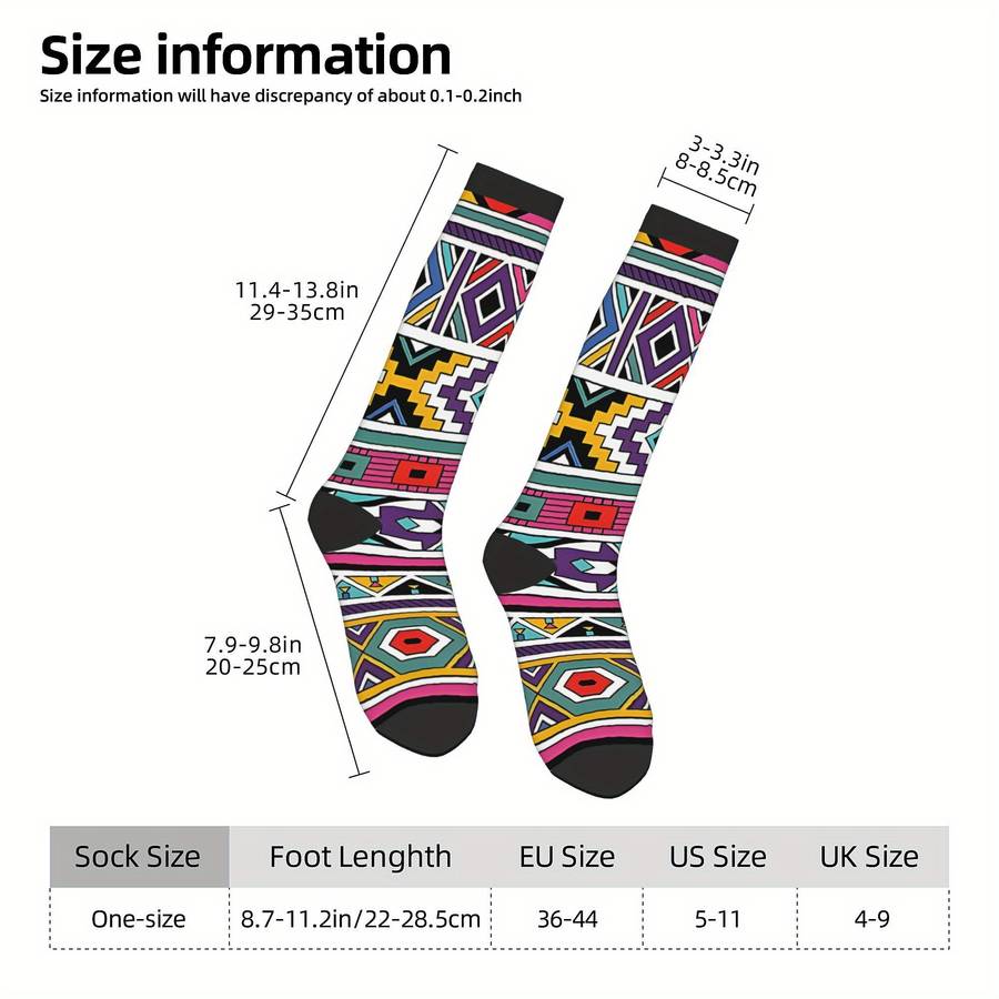 1 Pair Multicolor One Size Socks