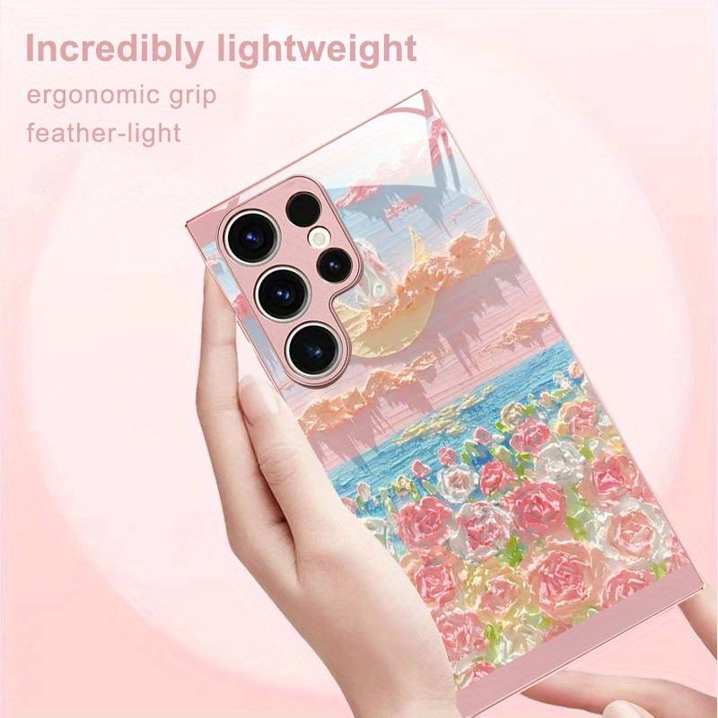 1Ps Pink Color For Samsung Galaxy A51 Phone Cases