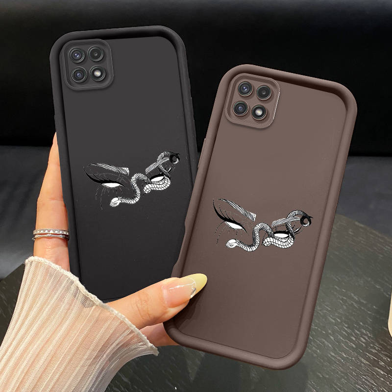 1pc Black For Samsung Galaxy A21s Phone Cases