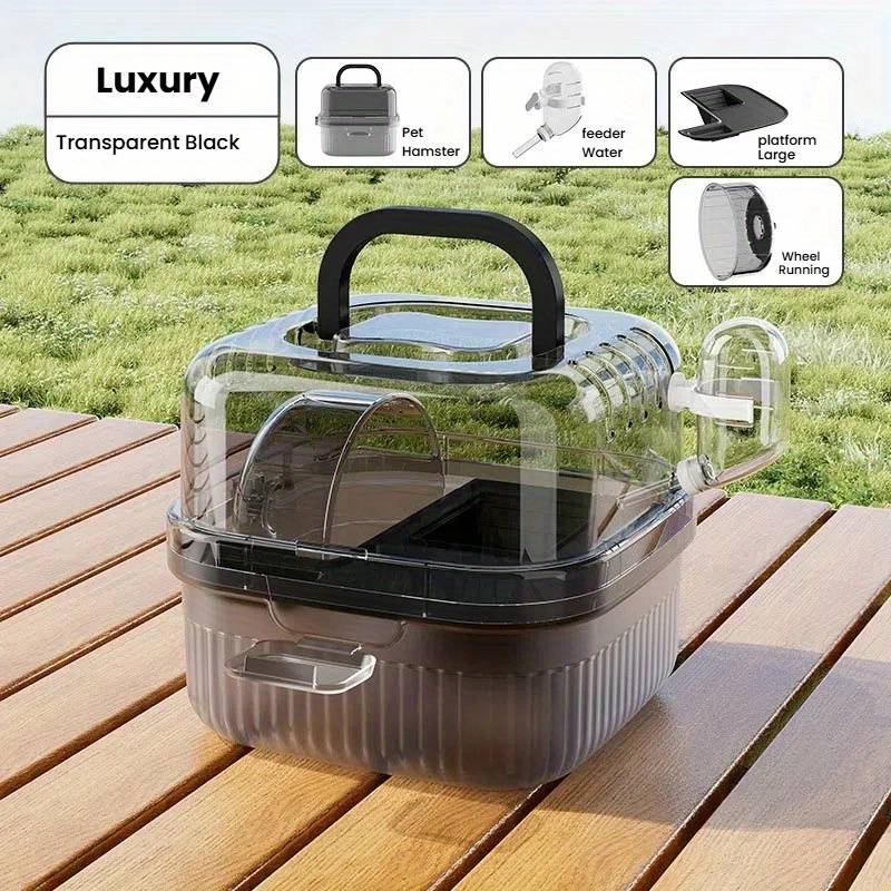 1pc Double Layers PinkStyle Deluxe Hamster Cage Pet Bag