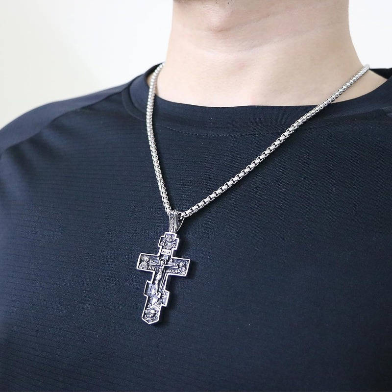 1 Piece Antique Silvery Pendant jewelry Jesus Theme Pendant