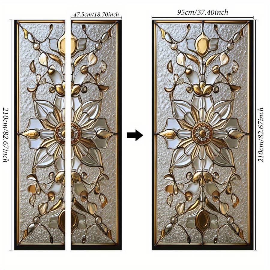 1Pc 95.0x209.8cm Door Window Sticker