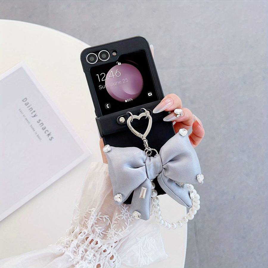 1pc Light Purple For Samsung Galaxy Z Flip 7 Phone Cases