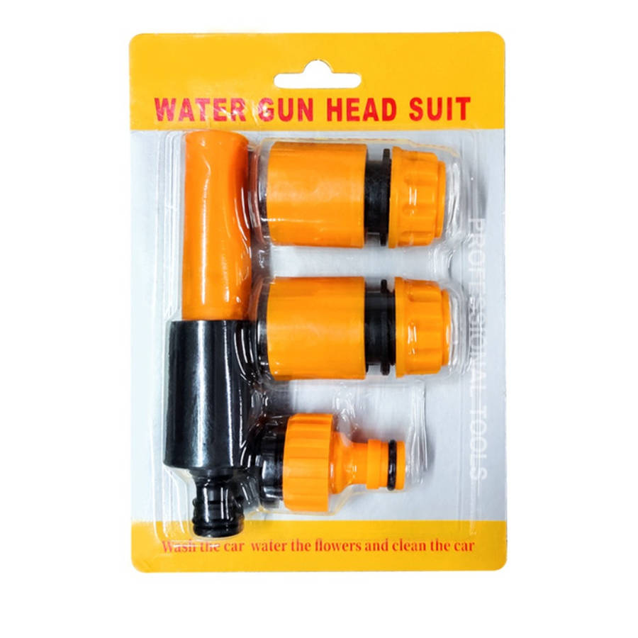 4Pcs Orange Straight Spray Gun Set